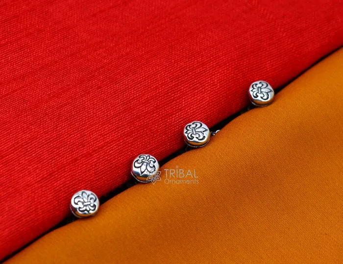 Rings French Fleur de Lis design 925 Sterling Silver set of 4 kurta Buttons for Fashion Perfection silver cufflinks cultural trendy jewelry btn41 TRIBAL ORNAMENTS Rings French Fleur de Lis design 925 Sterling Silver set of 4 kurta Buttons for Fashion Perfection silver cufflinks cultural trendy jewelry btn41 TRIBAL ORNAMENTS