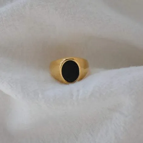 Rings Jewelvers 18K GoldFilled Mother of Pearl Ring Rings Jewelvers 18K GoldFilled Mother of Pearl Ring