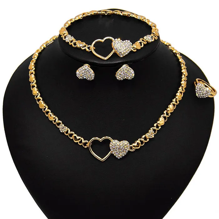 Rings Jewelvers XO Heart Jewelry Set Rings Jewelvers XO Heart Jewelry Set