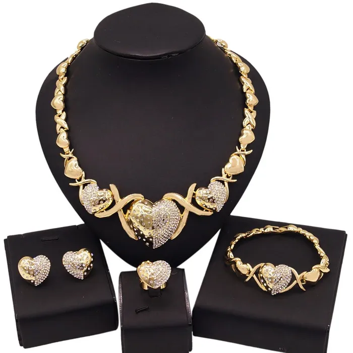 Rings Jewelvers XO Heart Jewelry Set Rings Jewelvers XO Heart Jewelry Set