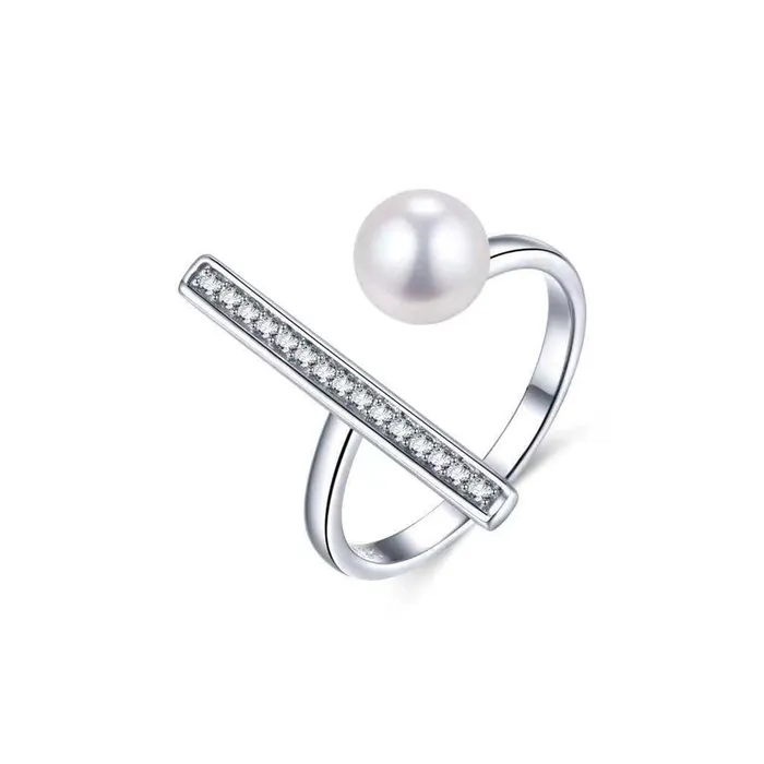 Rings Pearly Lustre New Yorker Freshwater Pearl Ring WR00045