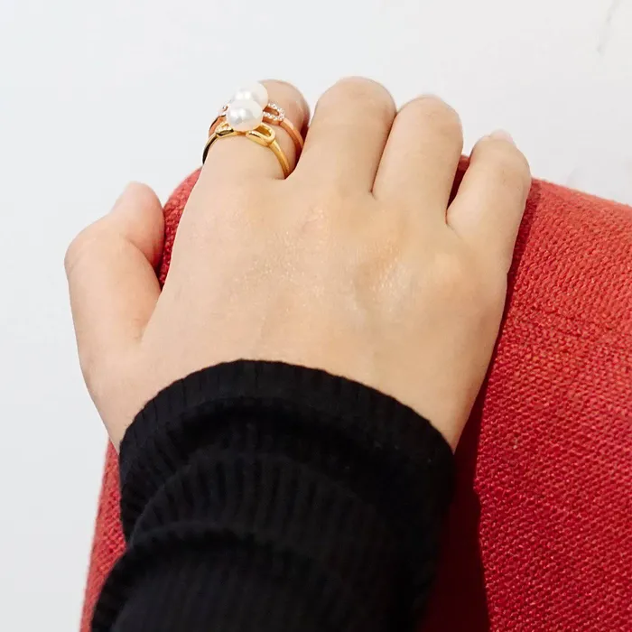 Rings Pearly Lustre New Yorker Freshwater Pearl Ring WR00071