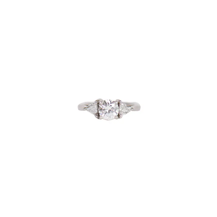 Rings PreOwned Three Stone Diamond Engagement Ring STORE 5a