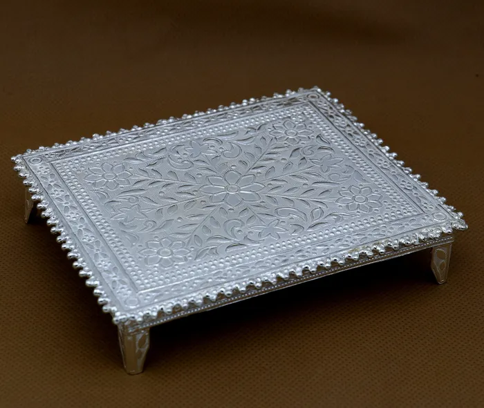 Rings TRIBAL ORNAMENTS 35x45 Vintage design Sterling silver handmade customize small rectangle shape tablebazotchouki excellent home puja utensils su1265 Rings TRIBAL ORNAMENTS 35x45 Vintage design Sterling silver handmade customize small rectangle shape tablebazotchouki excellent home puja utensils su1265