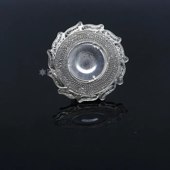 Rings TRIBAL ORNAMENTS 925 Sterling silver handmade fabulous meenakari trinket box container box casket box sindoor box enamel work customized box stb865