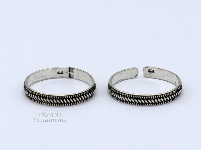 Rings TRIBAL ORNAMENTS 925 sterling silver modern trendy traditional cultural design thumb ring for foot thumb toe ring band for brides wedding jewelry ntr69 Rings TRIBAL ORNAMENTS 925 sterling silver modern trendy traditional cultural design thumb ring for foot thumb toe ring band for brides wedding jewelry ntr69