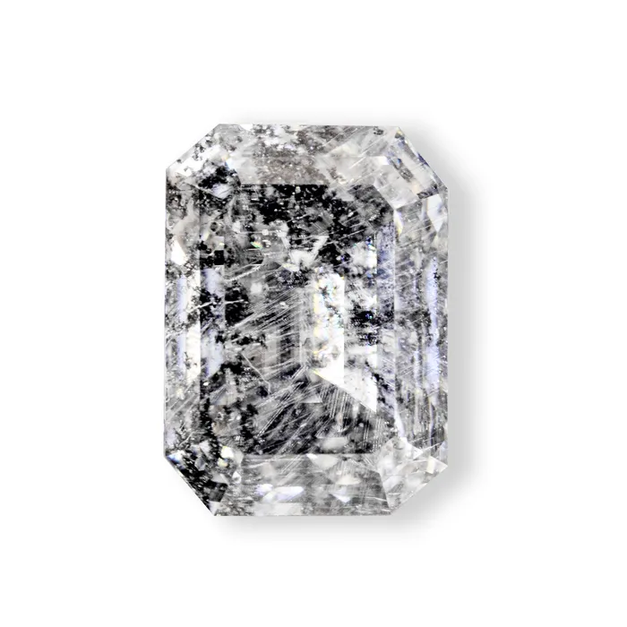 Salt Pepper Emerald Diamond Faceted FAB Moissanite Loose Stone Fire Brilliance Rings Salt Pepper Emerald Diamond Faceted FAB Moissanite Loose Stone Fire Brilliance Rings
