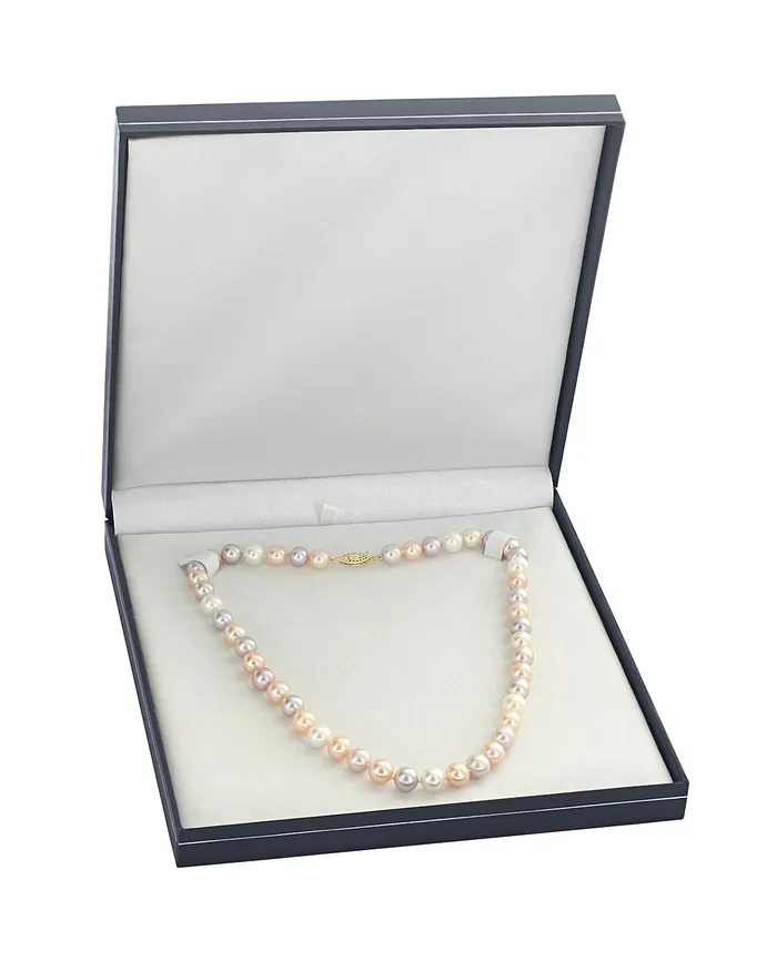 spt Necklaces 8595mm Freshwater Multicolor Pearl Necklace AAAA Quality