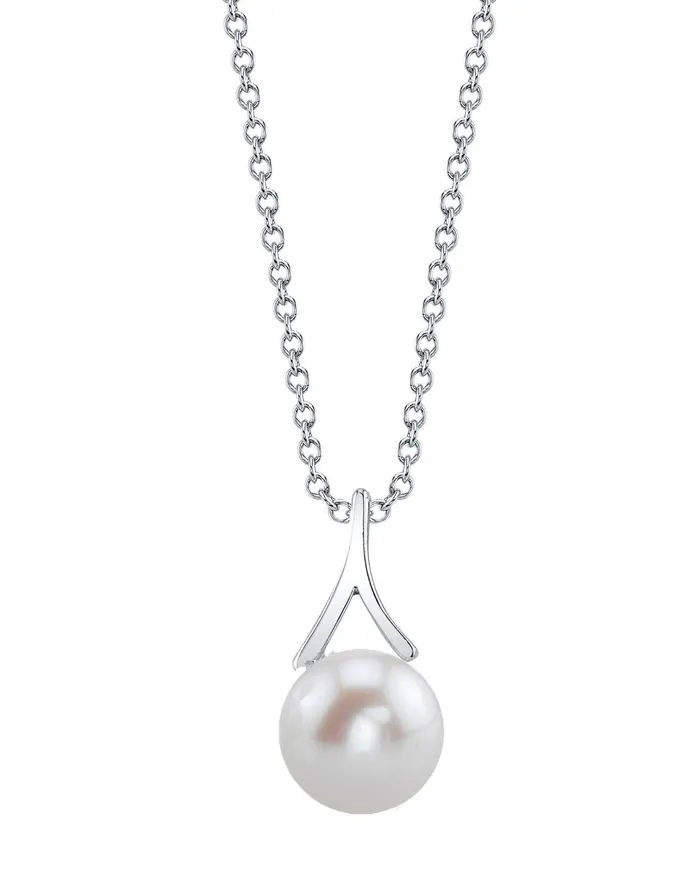 spt Necklaces Freshwater Pearl Wren Pendant
