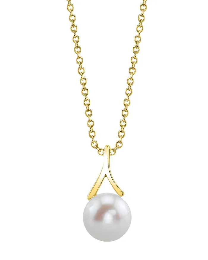 spt Necklaces Freshwater Pearl Wren Pendant