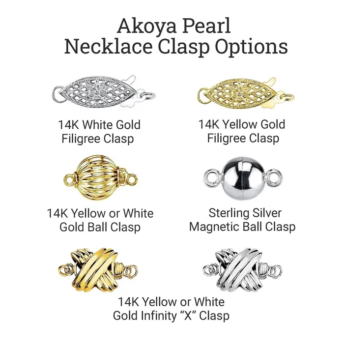 spt Necklaces White Japanese Akoya Opera Length Pearl Necklace 8590mm