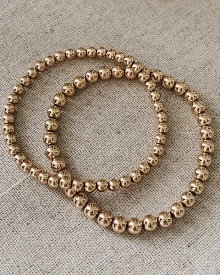 Stylin By Aylin PreStyled Sets BEADED BRACELETS GOLD