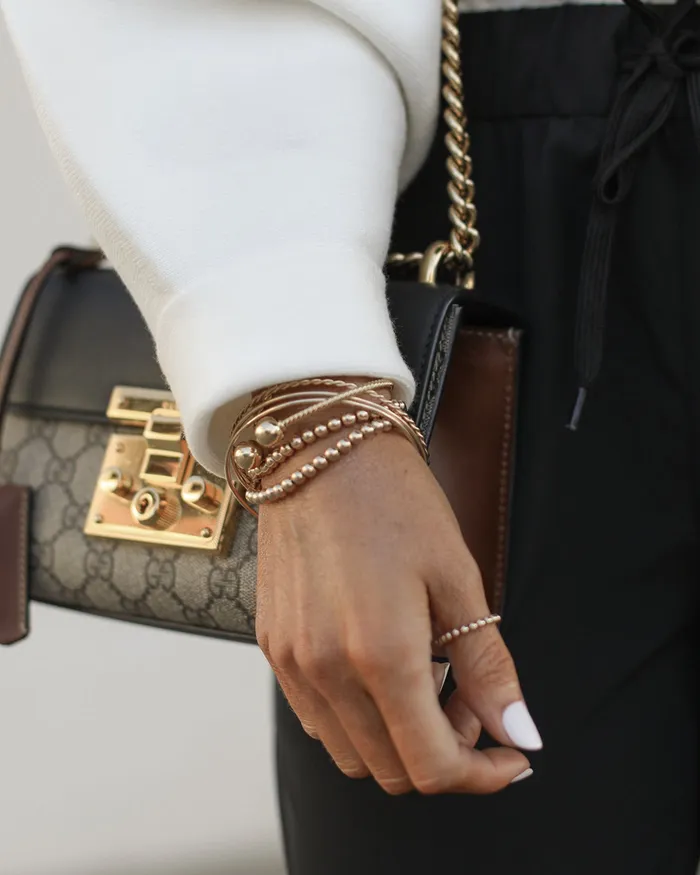 Stylin By Aylin PreStyled Sets BEADED BRACELETS GOLD