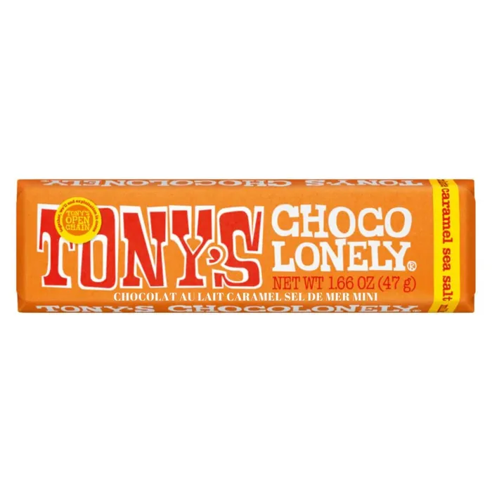 Tonys Chocolonley Milk Chocolate Caramel Sea Salt Bar 47g Ramsden International Necklaces Tonys Chocolonley Milk Chocolate Caramel Sea Salt Bar 47g Ramsden International Necklaces