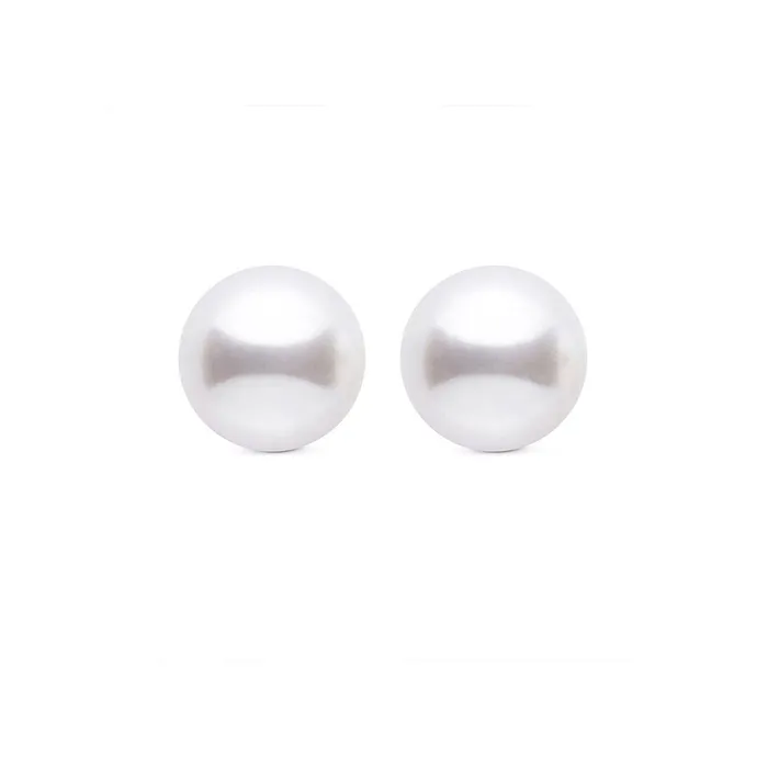 Top Lustre Edison White Pearl Stud Earrings WE00731 Pearly Lustre Earrings