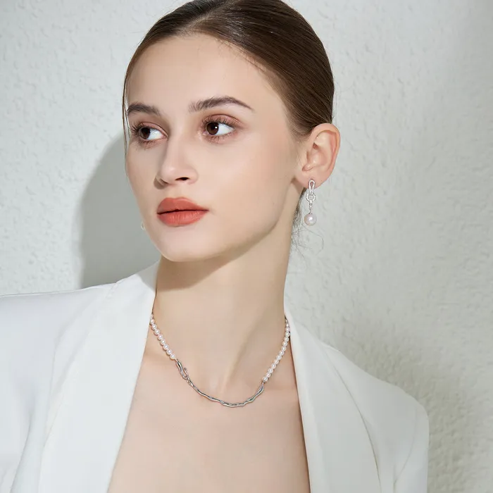 Top Lustre Freshwater Pearl Earrings WE00594 Pearly Lustre Earrings