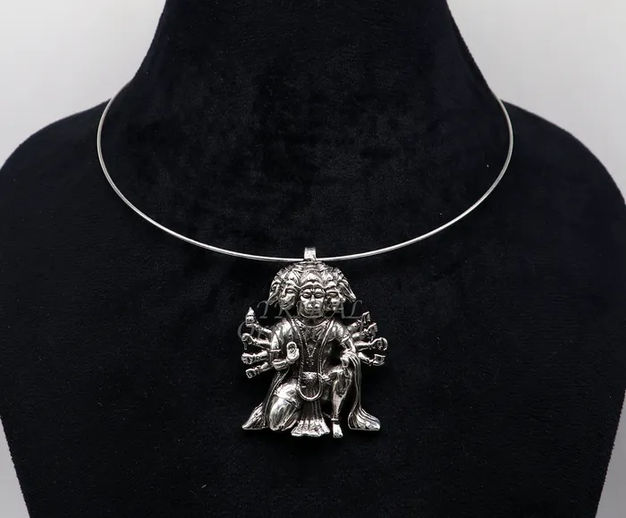 TRIBAL ORNAMENTS 1mm round plain design 925 sterling silver handmade neck band or neck ring for all types of pendant best ethnic choker from india set520 Rings
