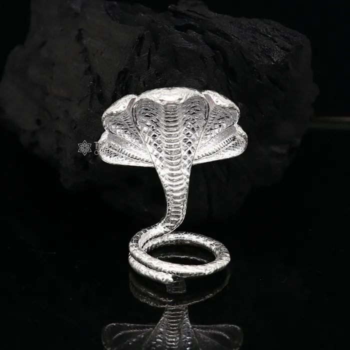 TRIBAL ORNAMENTS 925 sterling silver solid divine panchmukhi snake Sheshnag wonderful shiva snake puja articles or utensils for home or temple art652 Rings TRIBAL ORNAMENTS 925 sterling silver solid divine panchmukhi snake Sheshnag wonderful shiva snake puja articles or utensils for home or temple art652 Rings