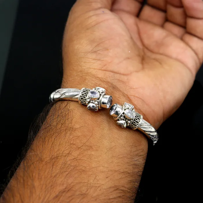 TRIBAL ORNAMENTS Bracelets 925 sterling silver customized flexible bangle bracelet unique stylish best gifting bangle blue turquoise stone jewellery nsk842 TRIBAL ORNAMENTS Bracelets 925 sterling silver customized flexible bangle bracelet unique stylish best gifting bangle blue turquoise stone jewellery nsk842