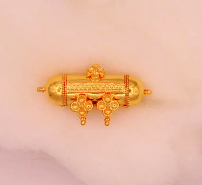 TRIBAL ORNAMENTS Necklaces 20k yellow gold handmade Vintage antique stylish rajasthan tribal amulet necklace pendant fabulous women jewelry