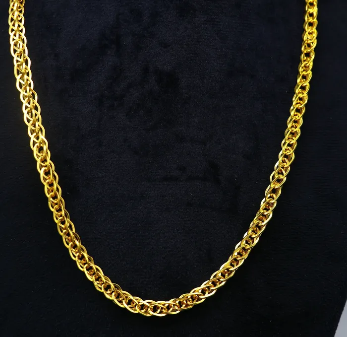 TRIBAL ORNAMENTS Necklaces 22karat yellow gold handmade unique design all sizes chain necklace amazing mens gifting wedding jewelry ch575 TRIBAL ORNAMENTS Necklaces 22karat yellow gold handmade unique design all sizes chain necklace amazing mens gifting wedding jewelry ch575