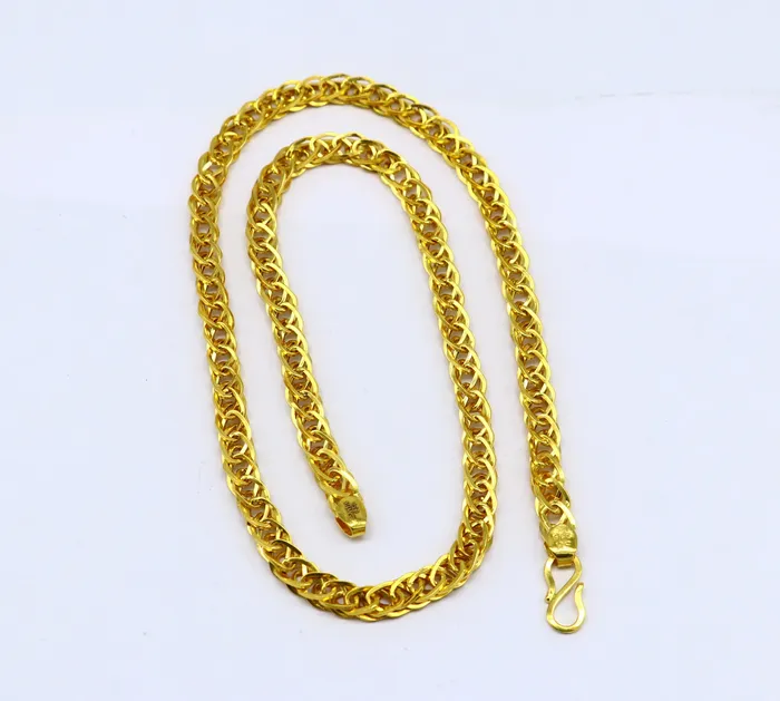 TRIBAL ORNAMENTS Necklaces 22karat yellow gold handmade unique design all sizes chain necklace amazing mens gifting wedding jewelry ch575 TRIBAL ORNAMENTS Necklaces 22karat yellow gold handmade unique design all sizes chain necklace amazing mens gifting wedding jewelry ch575
