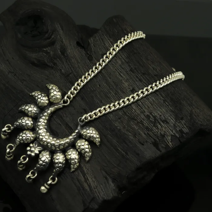 TRIBAL ORNAMENTS Necklaces 925 sterling silver handmade gorgeous charm necklace excellent customized vintage style bridesmaid belly dance necklace jewelry nec60 TRIBAL ORNAMENTS Necklaces 925 sterling silver handmade gorgeous charm necklace excellent customized vintage style bridesmaid belly dance necklace jewelry nec60