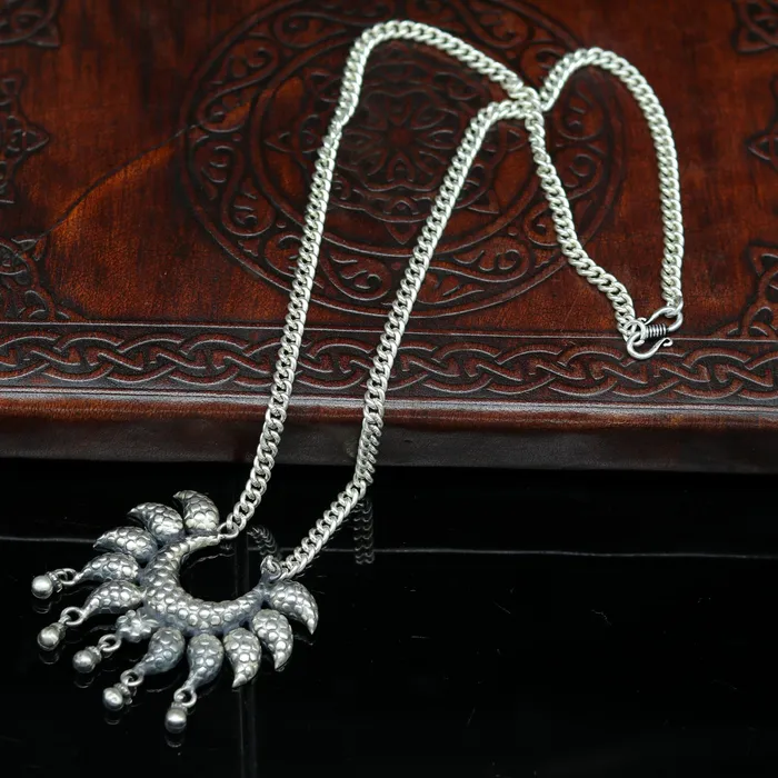 TRIBAL ORNAMENTS Necklaces 925 sterling silver handmade gorgeous charm necklace excellent customized vintage style bridesmaid belly dance necklace jewelry nec60 TRIBAL ORNAMENTS Necklaces 925 sterling silver handmade gorgeous charm necklace excellent customized vintage style bridesmaid belly dance necklace jewelry nec60