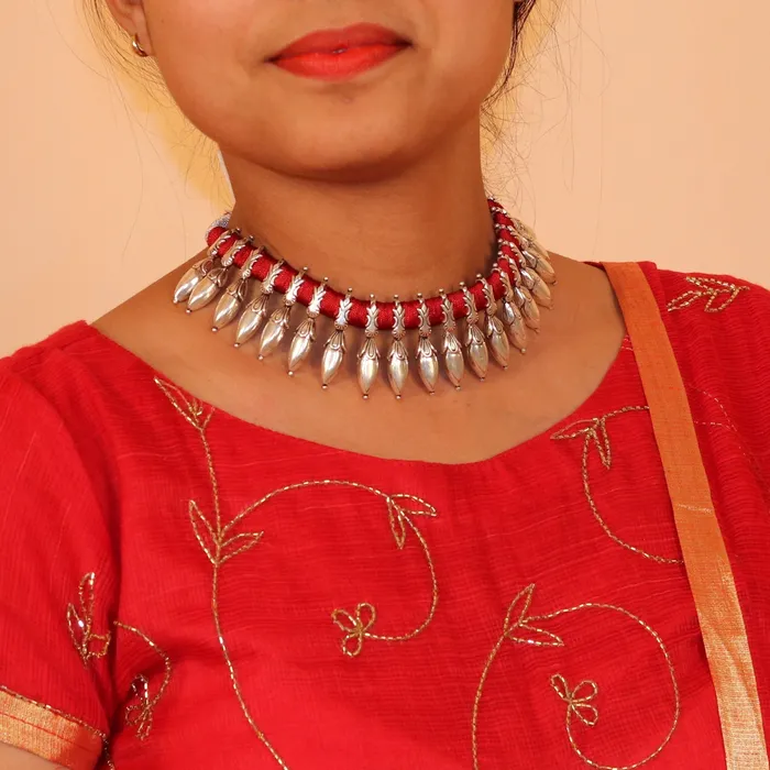 TRIBAL ORNAMENTS Necklaces 925 sterling silver pretty design handmade charm necklace choker adjustable belly dance wedding party tribal customized jewelry set82 TRIBAL ORNAMENTS Necklaces 925 sterling silver pretty design handmade charm necklace choker adjustable belly dance wedding party tribal customized jewelry set82