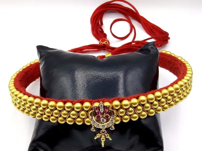TRIBAL ORNAMENTS Necklaces Vintage 22karat yellow gold handmade beads or ball studded fabulous necklace rajasthan tribal jewelry for womens gifting TRIBAL ORNAMENTS Necklaces Vintage 22karat yellow gold handmade beads or ball studded fabulous necklace rajasthan tribal jewelry for womens gifting