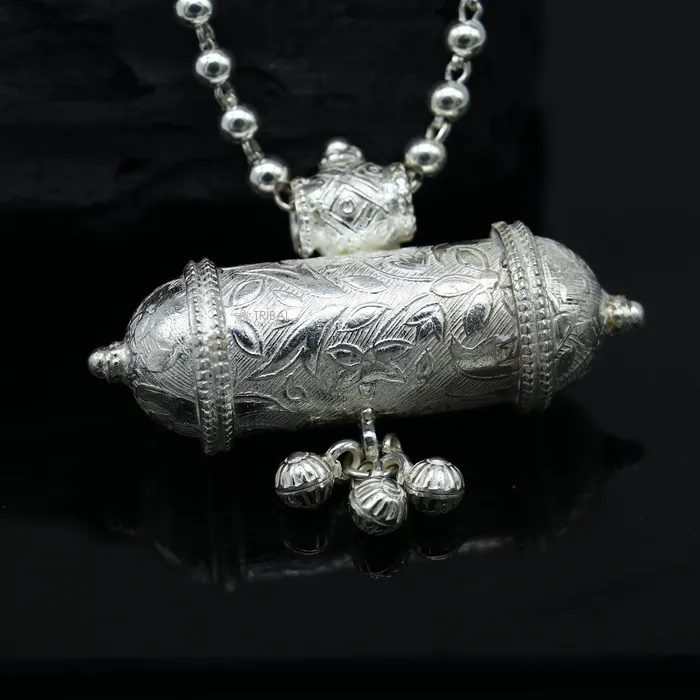 TRIBAL ORNAMENTS Necklaces Vintage design antique handmade 925 sterling silver gorgeous Unique pendant fabulous customized brides collection long necklace SET645 TRIBAL ORNAMENTS Necklaces Vintage design antique handmade 925 sterling silver gorgeous Unique pendant fabulous customized brides collection long necklace SET645