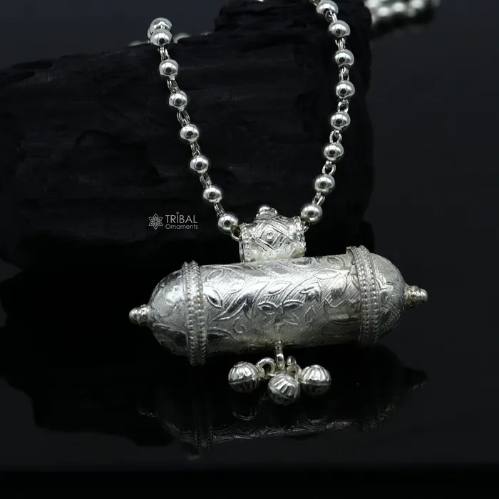TRIBAL ORNAMENTS Necklaces Vintage design antique handmade 925 sterling silver gorgeous Unique pendant fabulous customized brides collection long necklace SET645 TRIBAL ORNAMENTS Necklaces Vintage design antique handmade 925 sterling silver gorgeous Unique pendant fabulous customized brides collection long necklace SET645