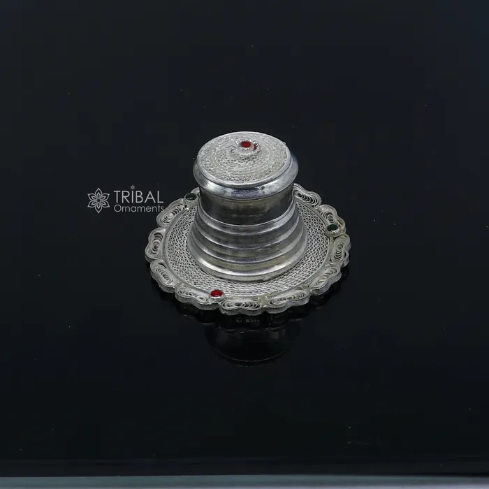 TRIBAL ORNAMENTS Rings 925 Sterling silver handmade fabulous meenakari trinket box container box casket box sindoor box enamel work customized box stb864