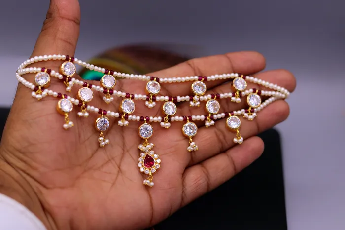 TRIBAL ORNAMENTS Vintage design handmade 22kt yellow gold gorgeous fit neck necklace wedding anniversary party wear girls jewelry from india Necklaces