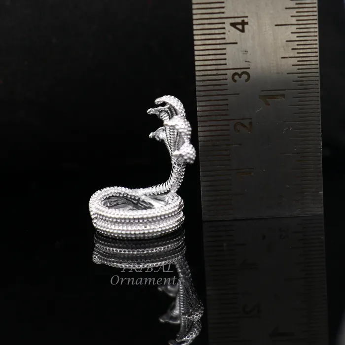 TRIBALORNAMENT Necklaces 925 sterling silver solid divine panchmukhi Sheshnag wonderful shiva snake amazing puja articles or utensils for home or temple art566