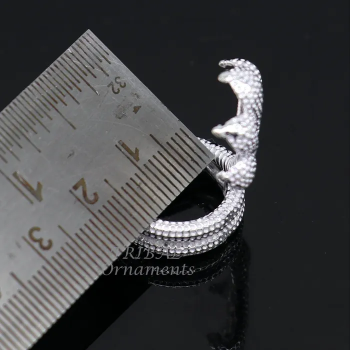 TRIBALORNAMENT Necklaces 925 sterling silver solid divine panchmukhi Sheshnag wonderful shiva snake amazing puja articles or utensils for home or temple art566