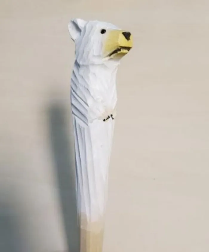 V73 Polar Bear Wood Pen POLLY Rings