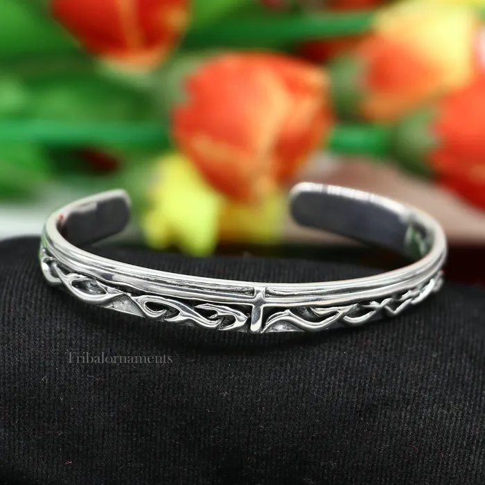 Vintage 925 sterling silver or Gold polished handmade adjustable cuff bangle bracelet unsex gifting jewelry solid cuff bracelet Gnsk372 TRIBAL ORNAMENTS Bracelets Vintage 925 sterling silver or Gold polished handmade adjustable cuff bangle bracelet unsex gifting jewelry solid cuff bracelet Gnsk372 TRIBAL ORNAMENTS Bracelets