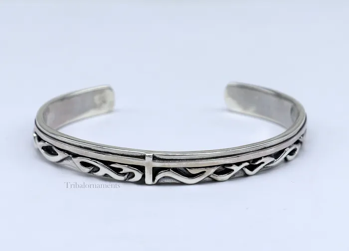 Vintage 925 sterling silver or Gold polished handmade adjustable cuff bangle bracelet unsex gifting jewelry solid cuff bracelet Gnsk372 TRIBAL ORNAMENTS Bracelets Vintage 925 sterling silver or Gold polished handmade adjustable cuff bangle bracelet unsex gifting jewelry solid cuff bracelet Gnsk372 TRIBAL ORNAMENTS Bracelets