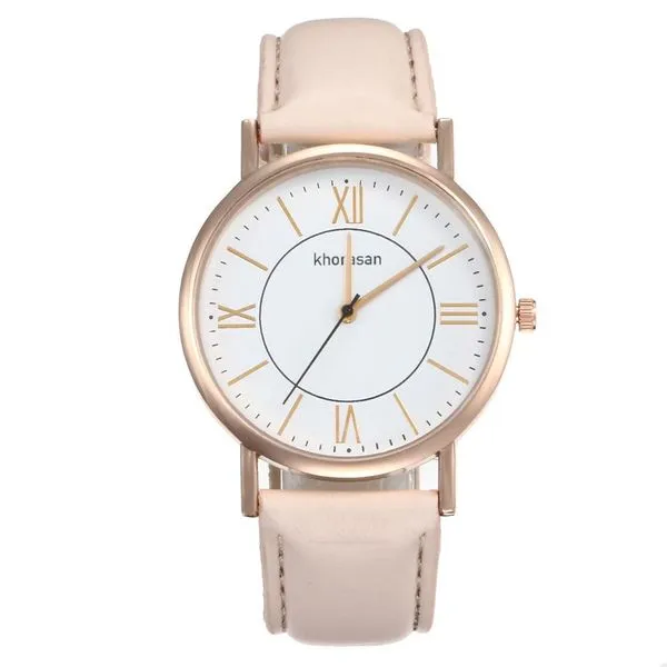 W208 Ivory Gold White Face Student Collection Quartz Watch 01 Watches