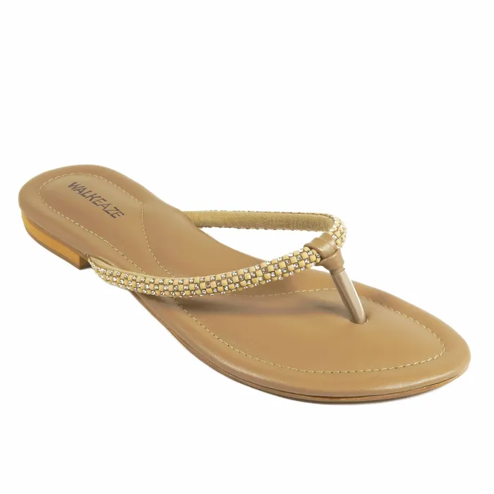 Walkeaze Earrings Women Formal Slippers 40098S