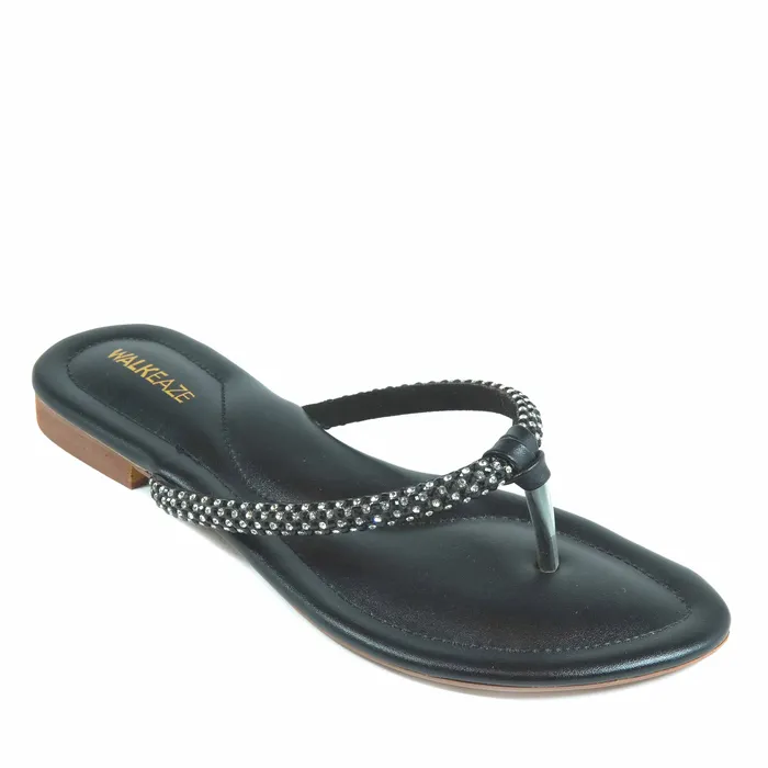 Walkeaze Earrings Women Formal Slippers 40098S