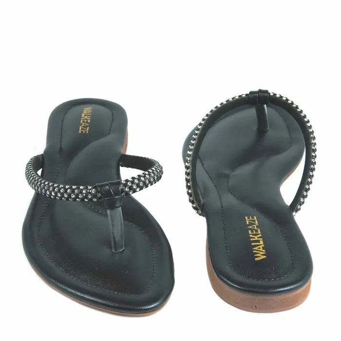 Walkeaze Earrings Women Formal Slippers 40098S