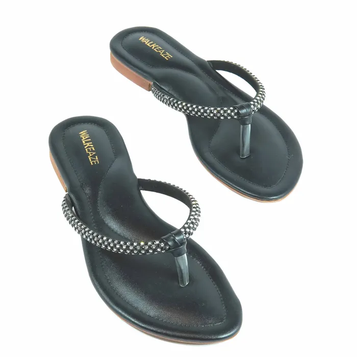 Walkeaze Earrings Women Formal Slippers 40098S