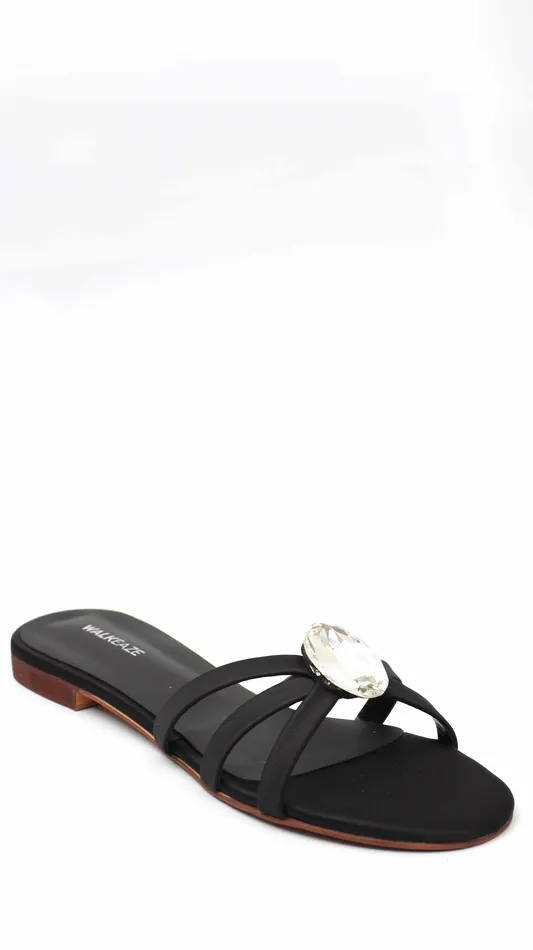 Walkeaze Earrings Women Formal Slippers 40204S