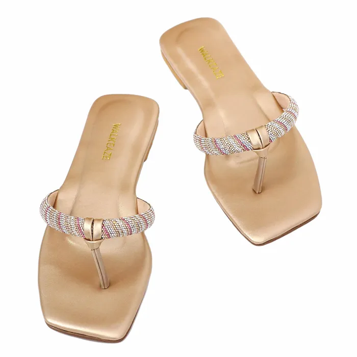 Walkeaze Earrings Women Formal Slippers 40771S