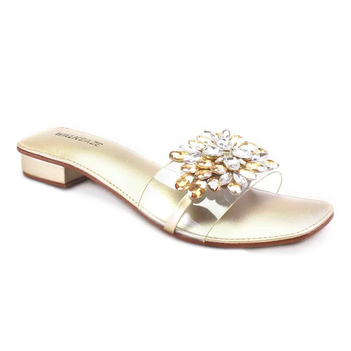 Walkeaze Earrings Women Slippers 38654S