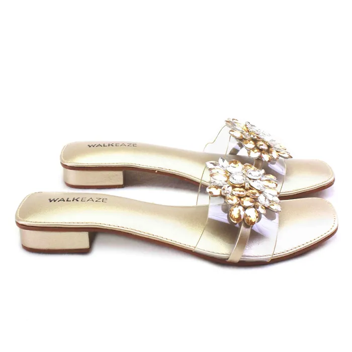 Walkeaze Earrings Women Slippers 38654S