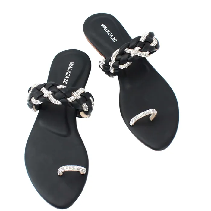 Walkeaze Earrings Women Slippers 39614S Walkeaze Earrings Women Slippers 39614S