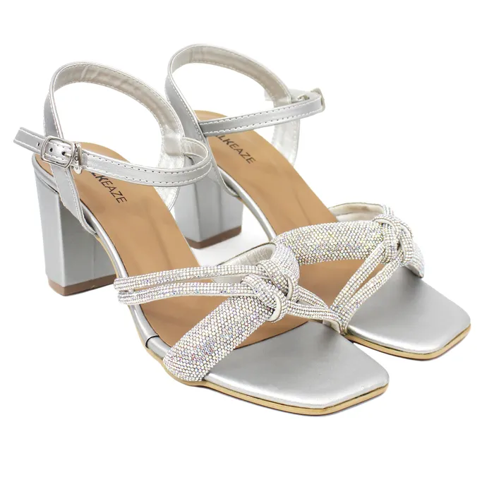 Walkeaze Necklaces Women Formal Block Heel 62676S